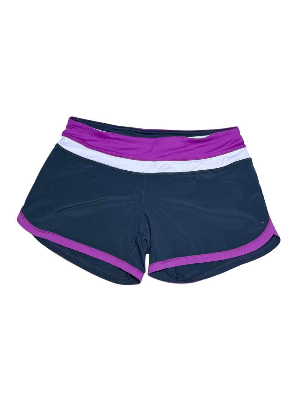 Lululemon Groovy Run Running Shorts Purple Gray Size 4